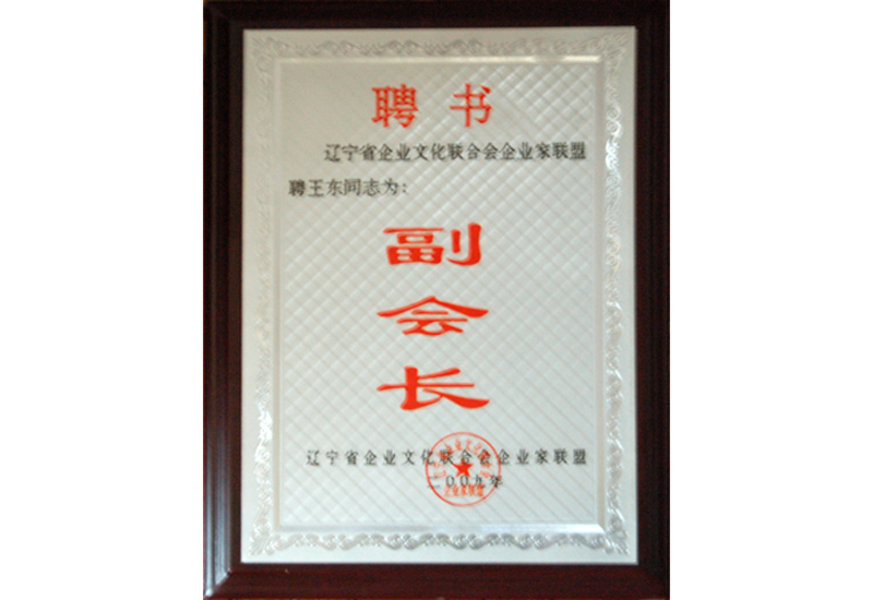 副會(huì)長(zhǎng)聘書(shū)